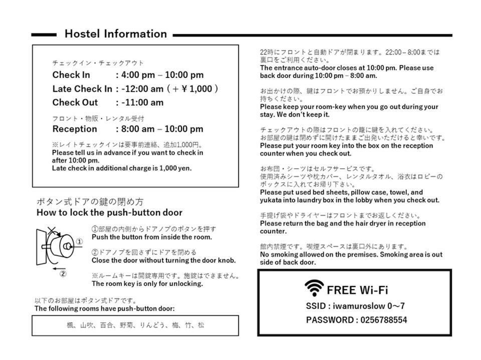 Iwamuro Slow Hostel Niigata Exteriér fotografie